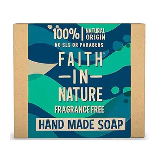 Fast sæbe uparfumeret Faith in nature 100 gram
