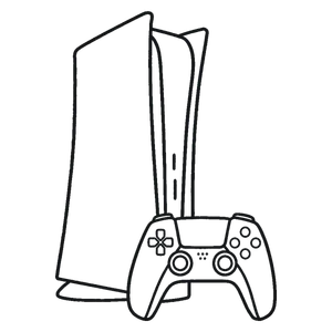 Tegning: ps5 og konsoller